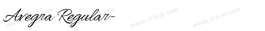 Avegra Regular字体转换 Avegra Regular字体转换